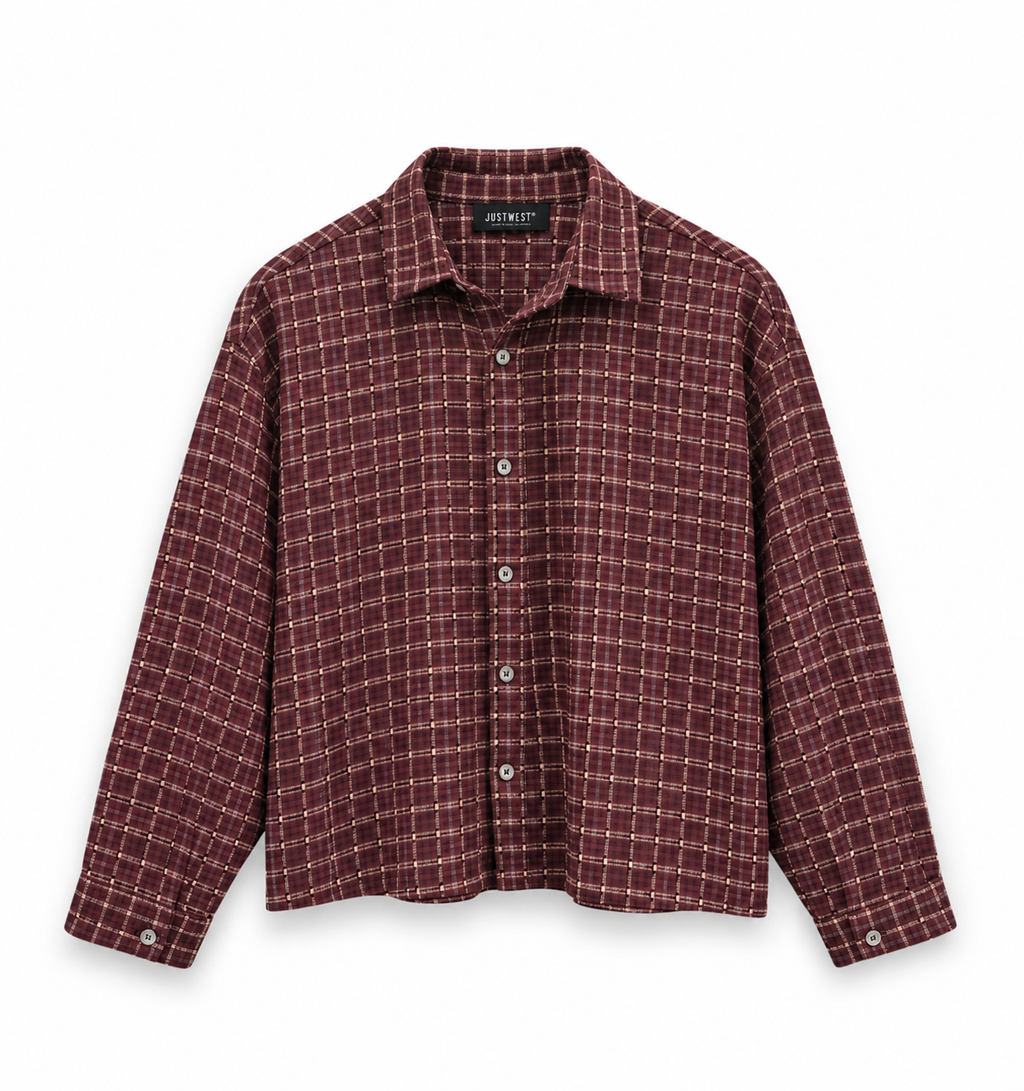 Camicia Over – Bordeaux