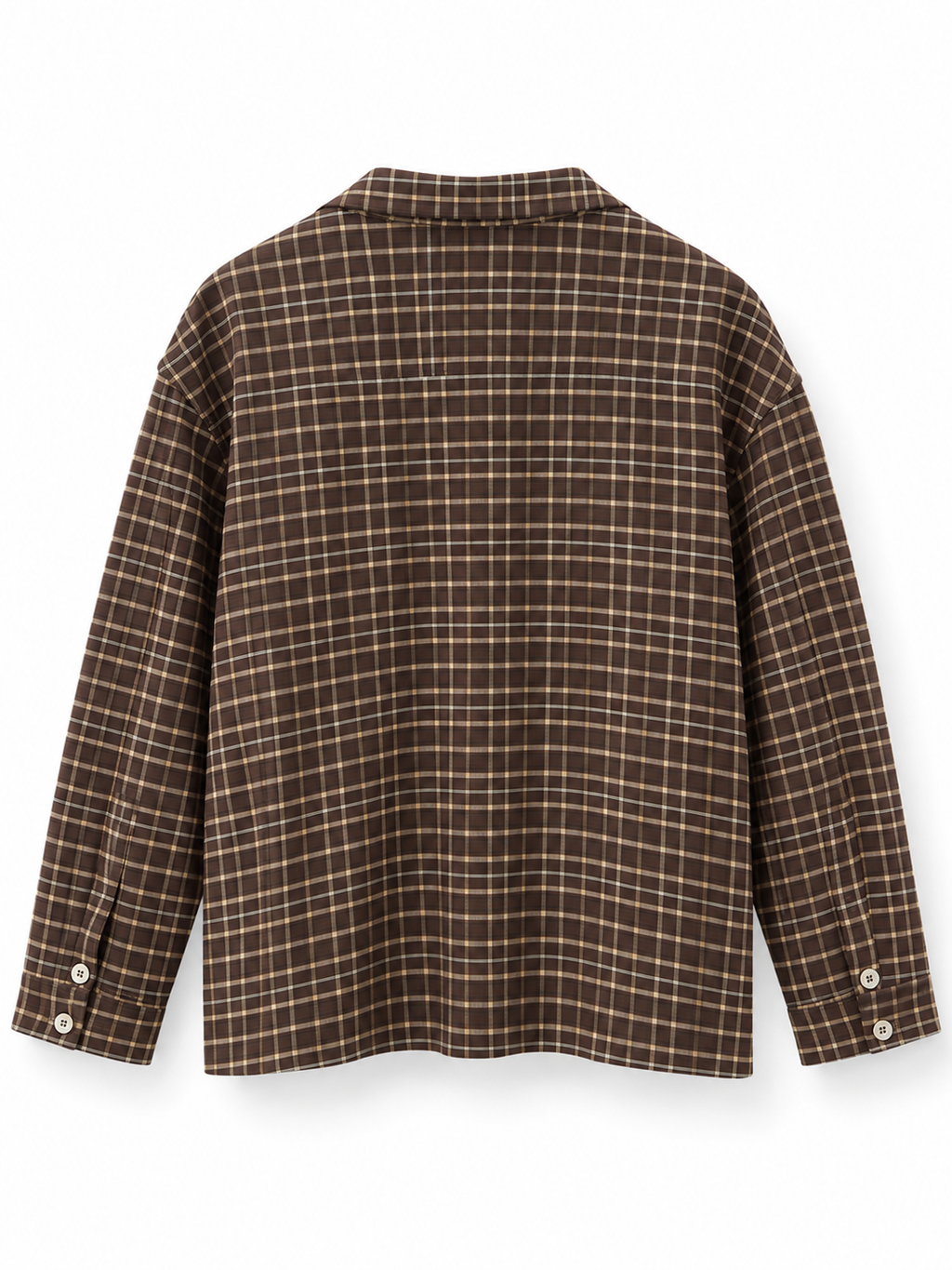 Camicia Check Marrone