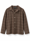 Camicia Check Marrone