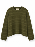 Maglione in Filo Oversize Verde Militare – All or Nothing